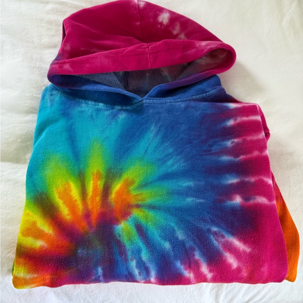 Rainbow Tie-Dye Hoodie